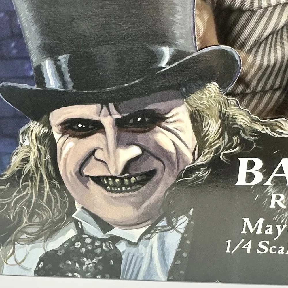 NECA Batman Returns 1/4 Scale Mayoral Penguin Danny Devito Action Figure Sealed